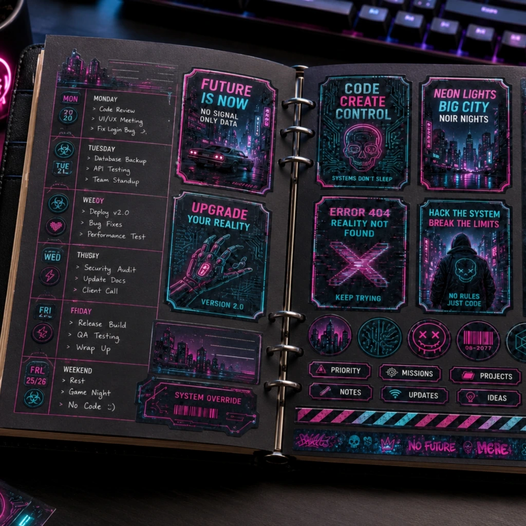 cyberpunk stickers (3)