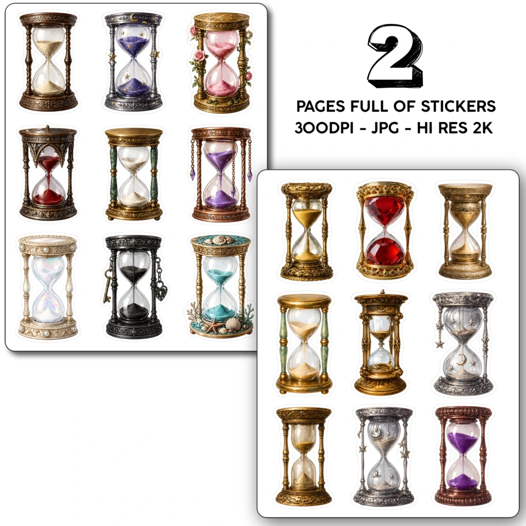 horglass stickers (3)