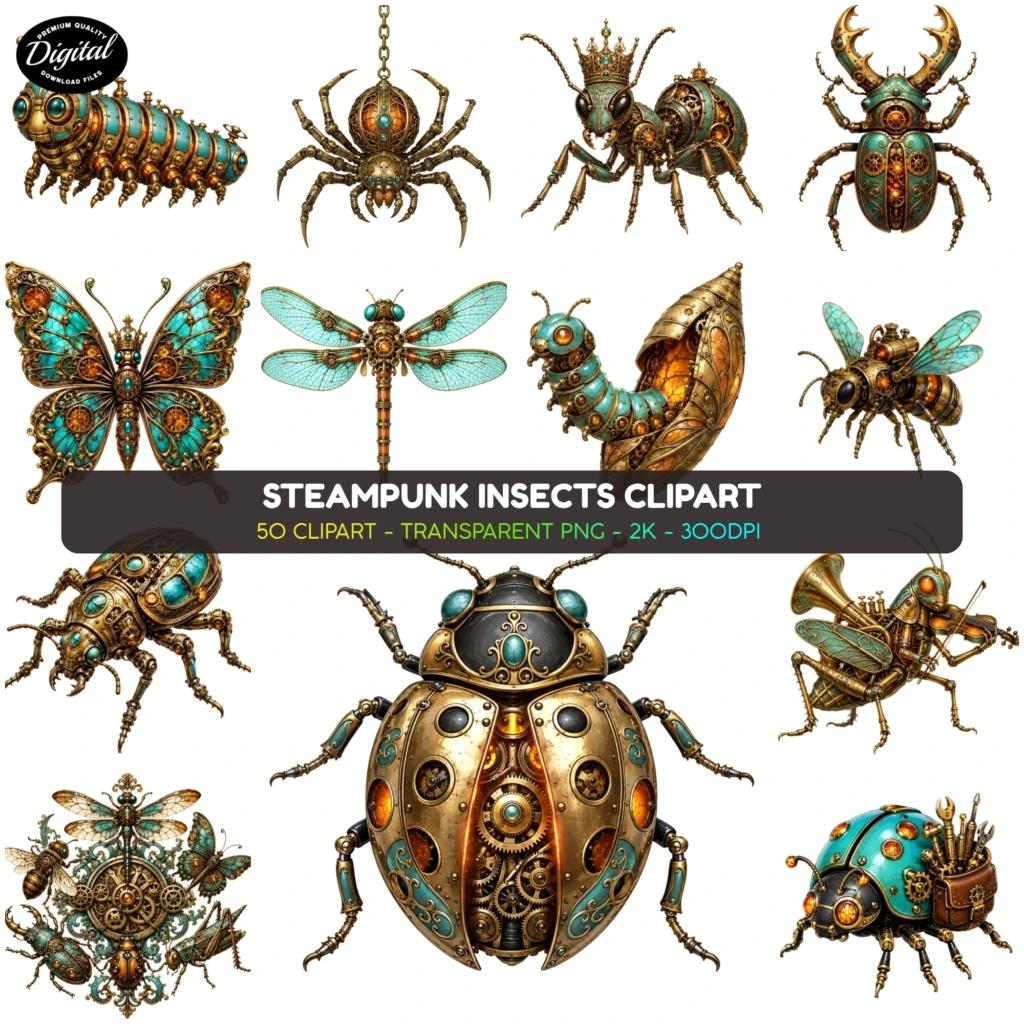 steampunk insects (2)
