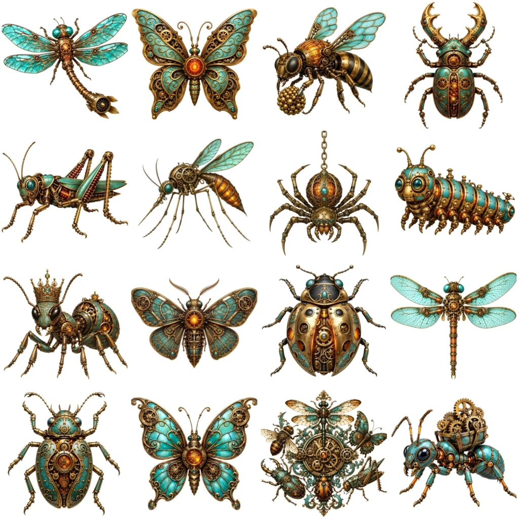 steampunk insects (3)