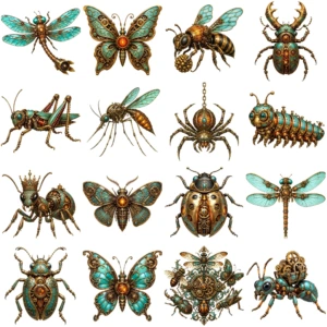 steampunk insects (3)