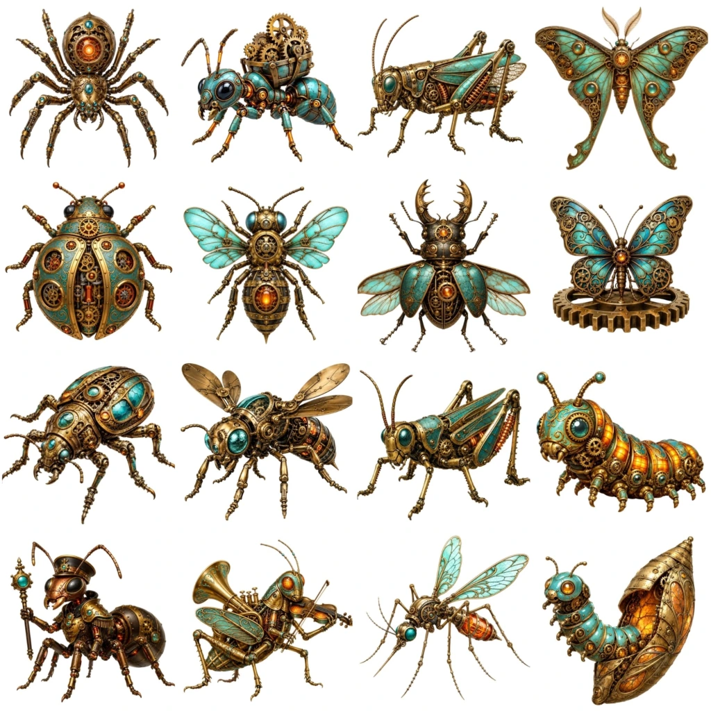 steampunk insects (6)