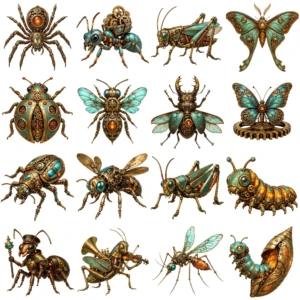 steampunk insects (6)