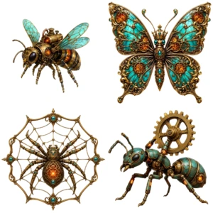 steampunk insects (9)