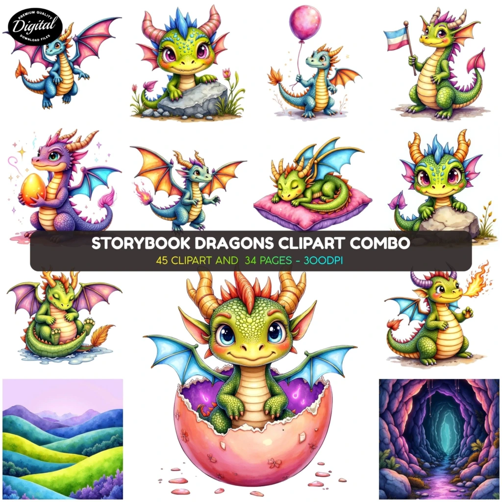 storybook dragons (2)