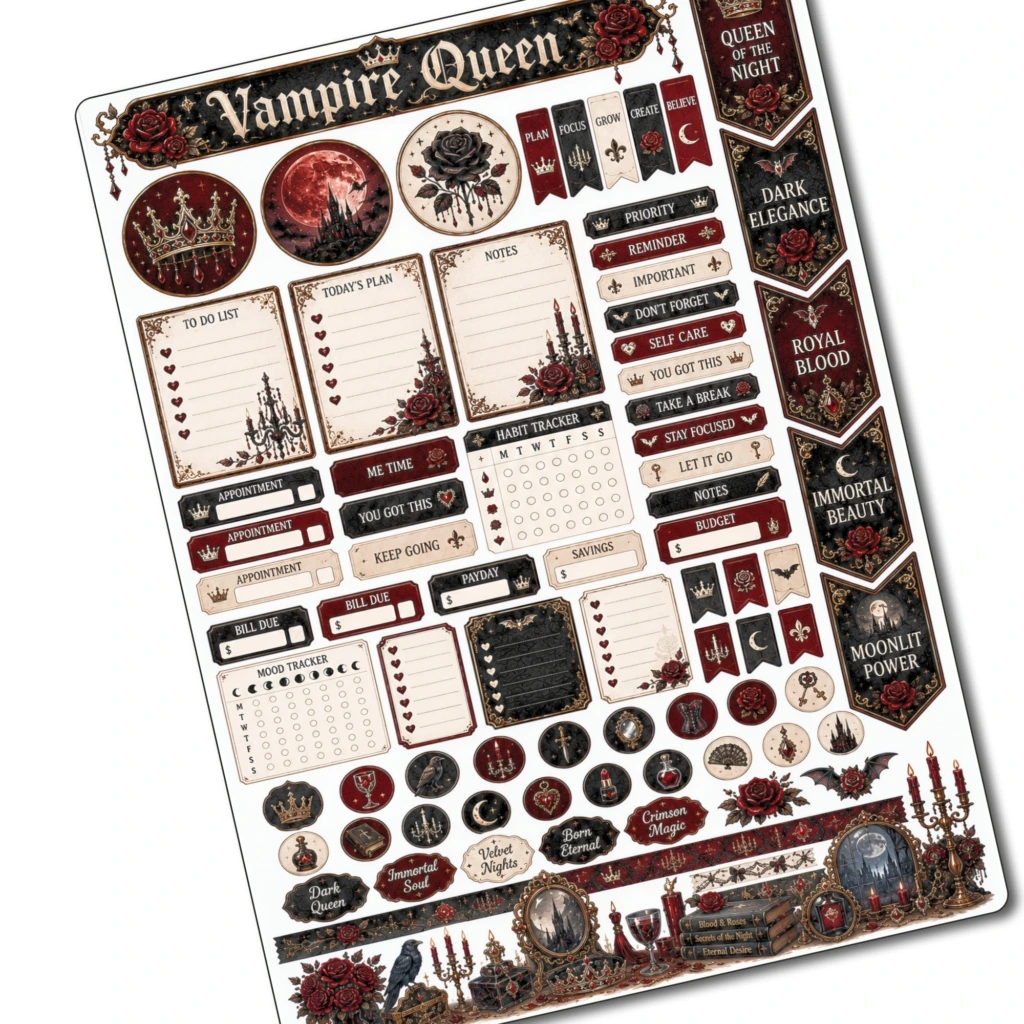 vampire planner stickers (3)
