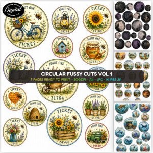 Circular Fussy Cuts Vol 2 Promo