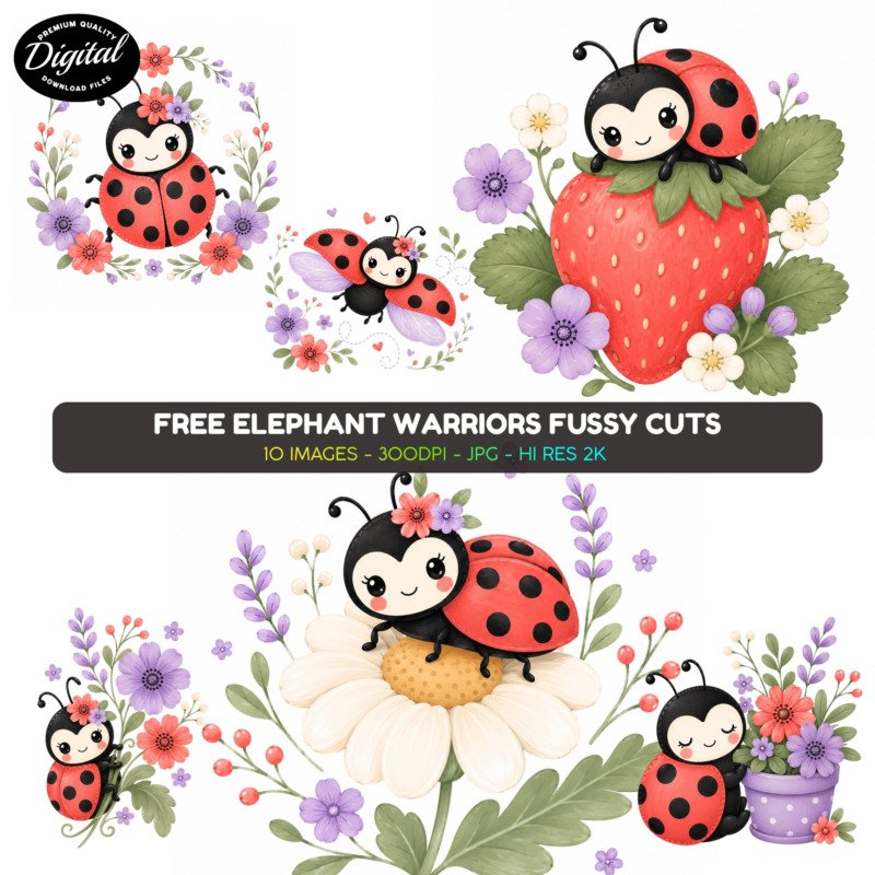 Free Elephants Fussy Cuts Promo