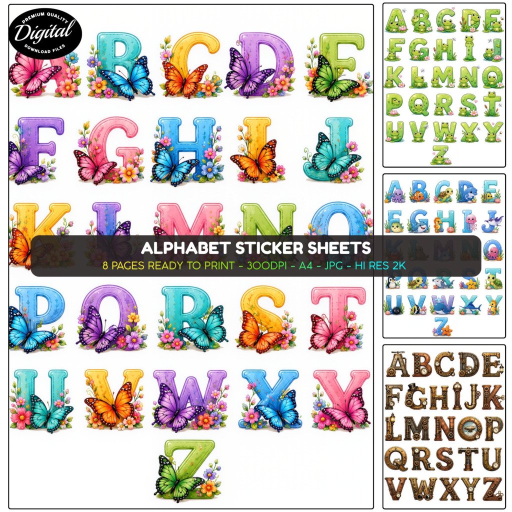 alphabetic stickers (2)