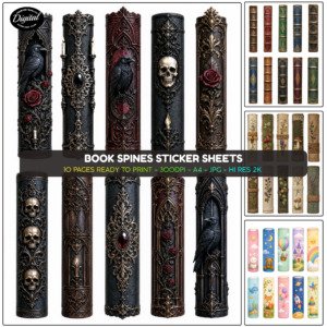book spines stickers (1)