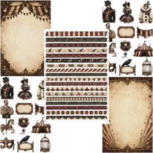 free dark circus kit (2)
