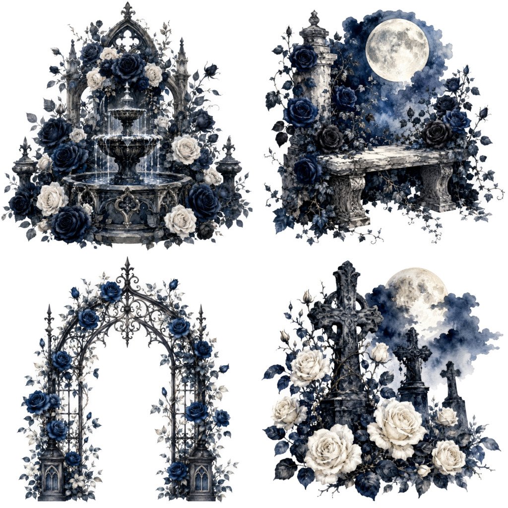 gothic catedral clipart (4)