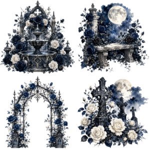 gothic catedral clipart (4)