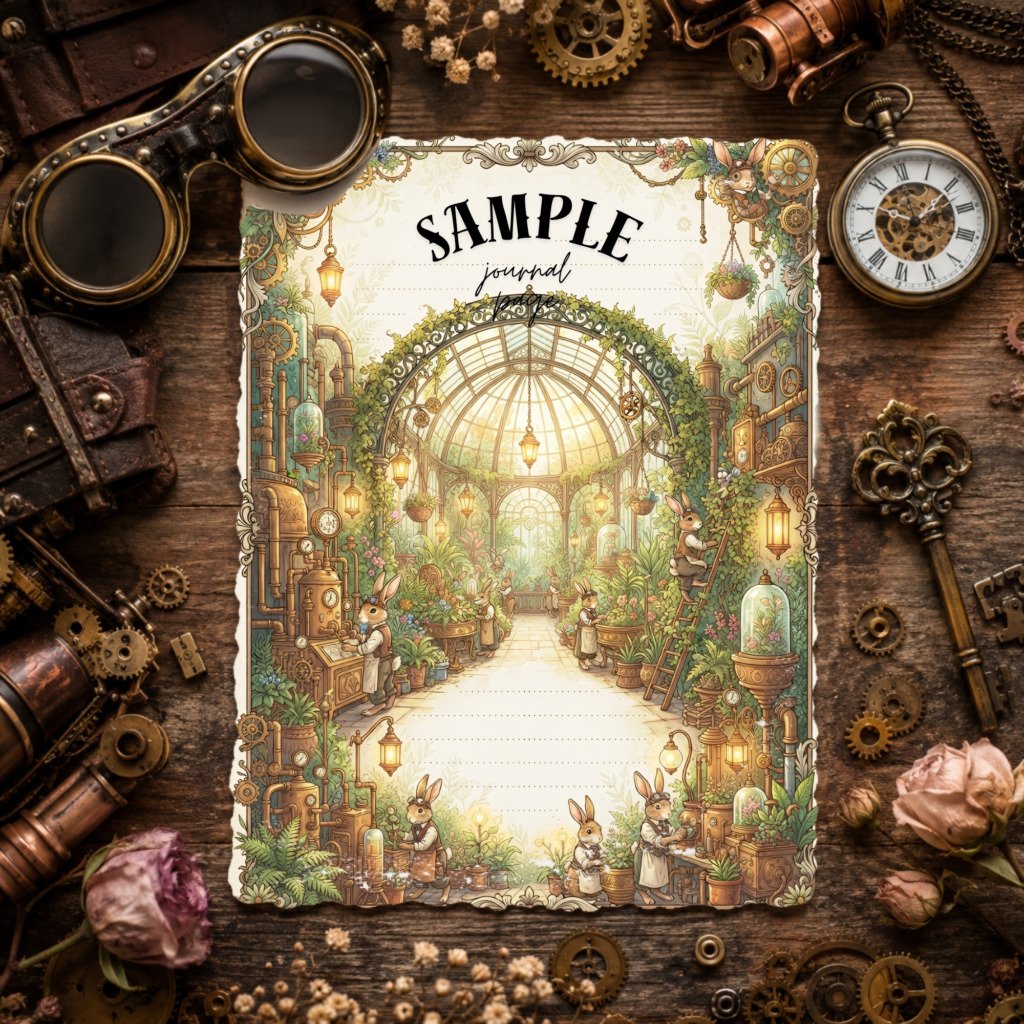 steampunk journal rabbits (5)