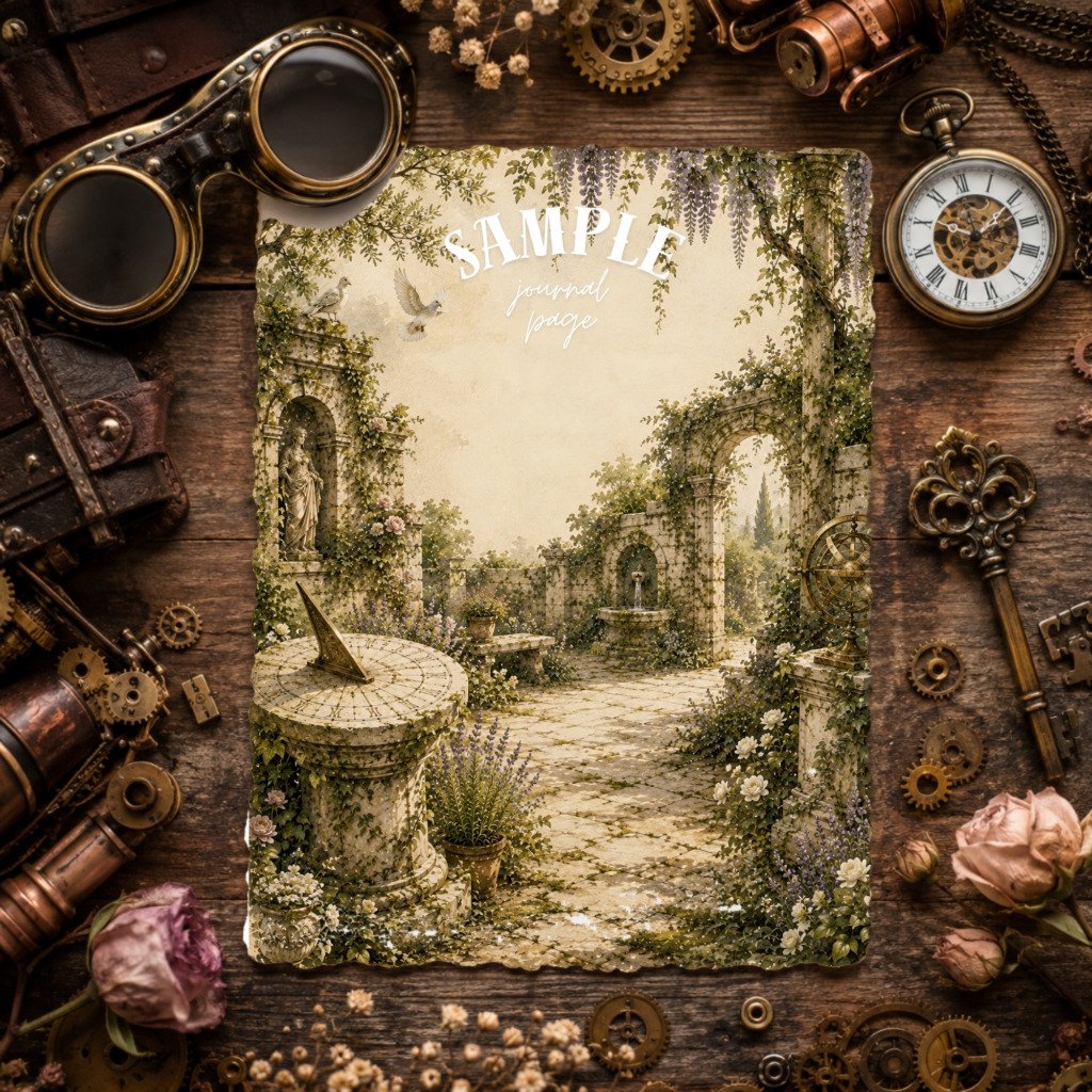 sundial junk journal (5)
