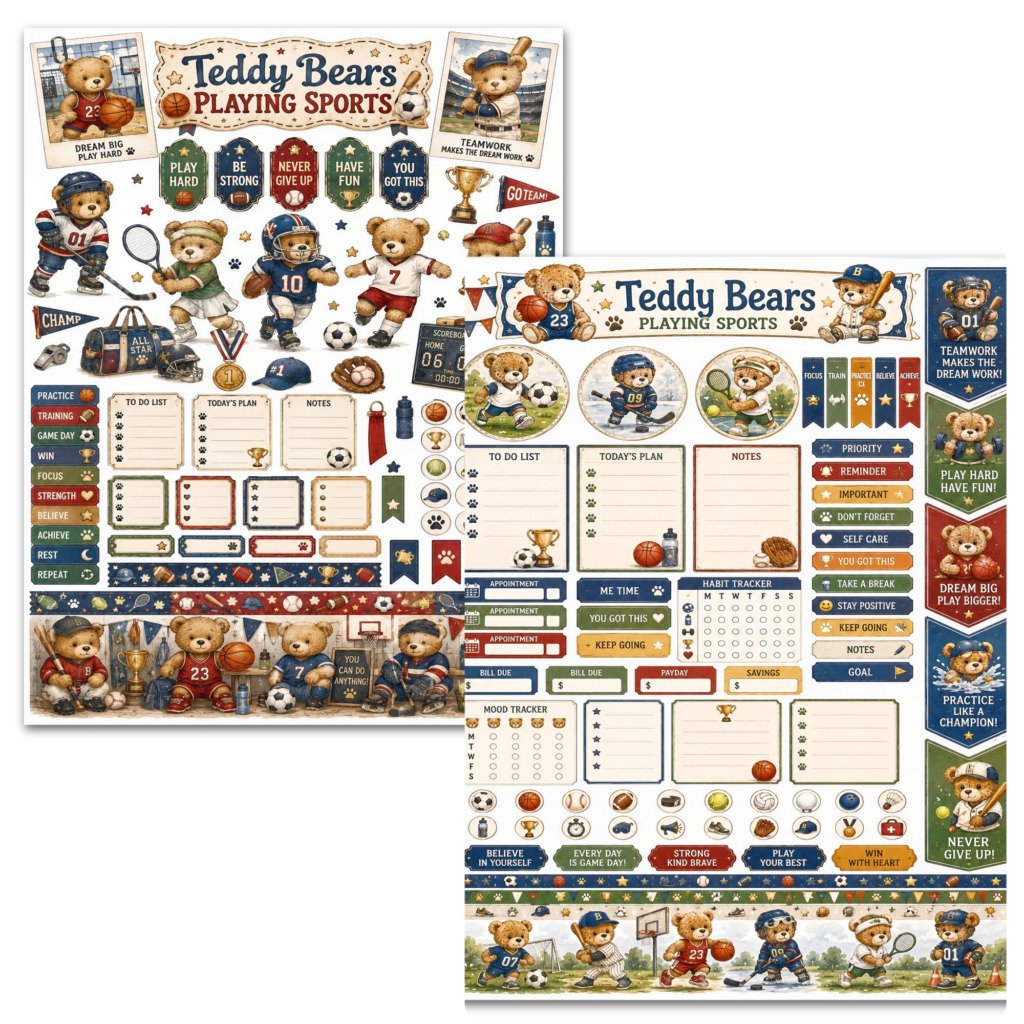 teddy bears stickers (2)