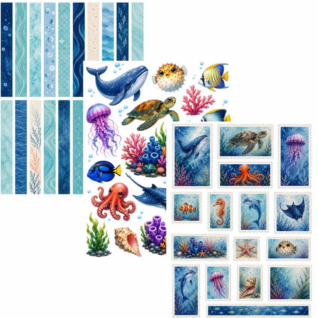 underwater junkjournalkit (3)