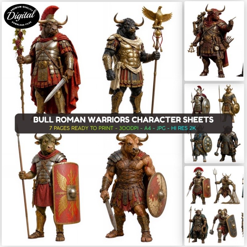 bull roman characters (2)