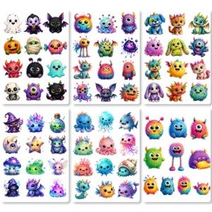 colorful monsters stickers (3)