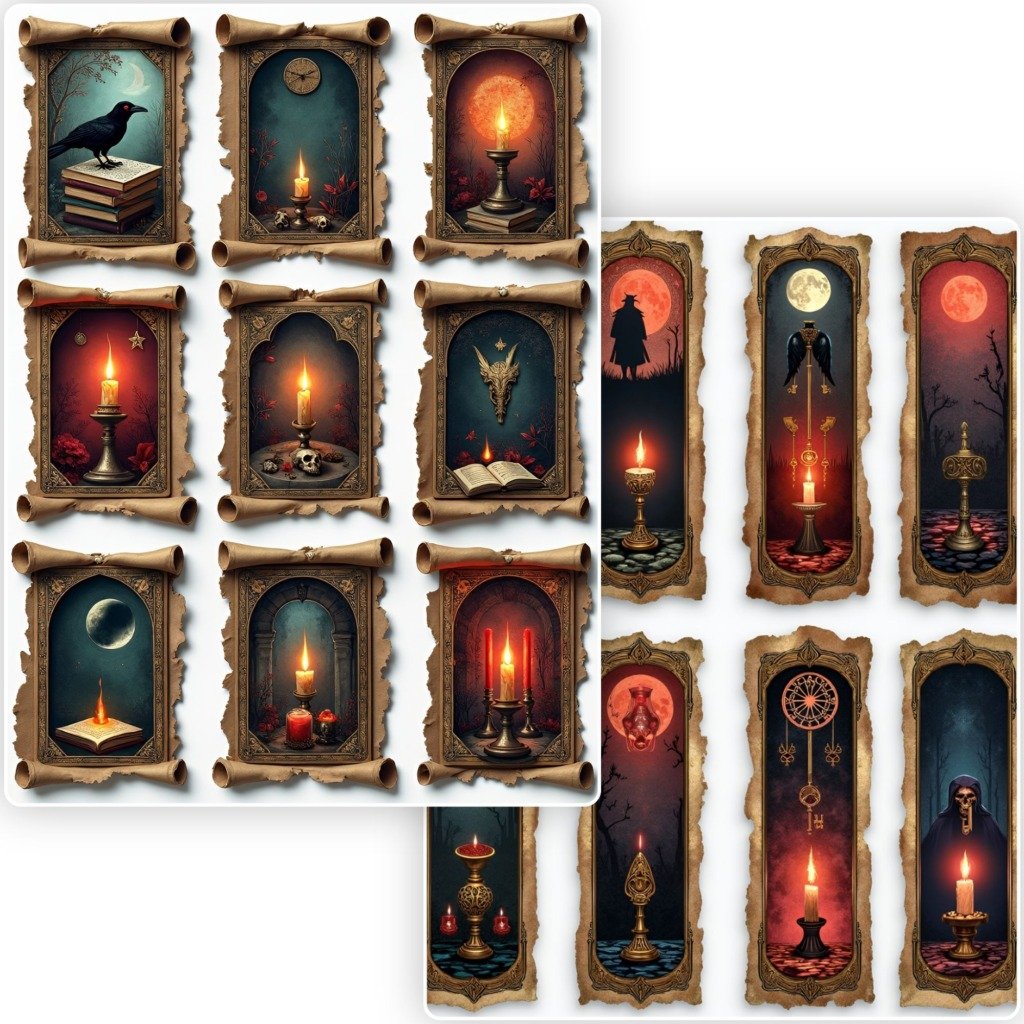 gothic ephemera tags (5)