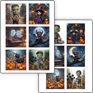 halloween monsters cards (6)