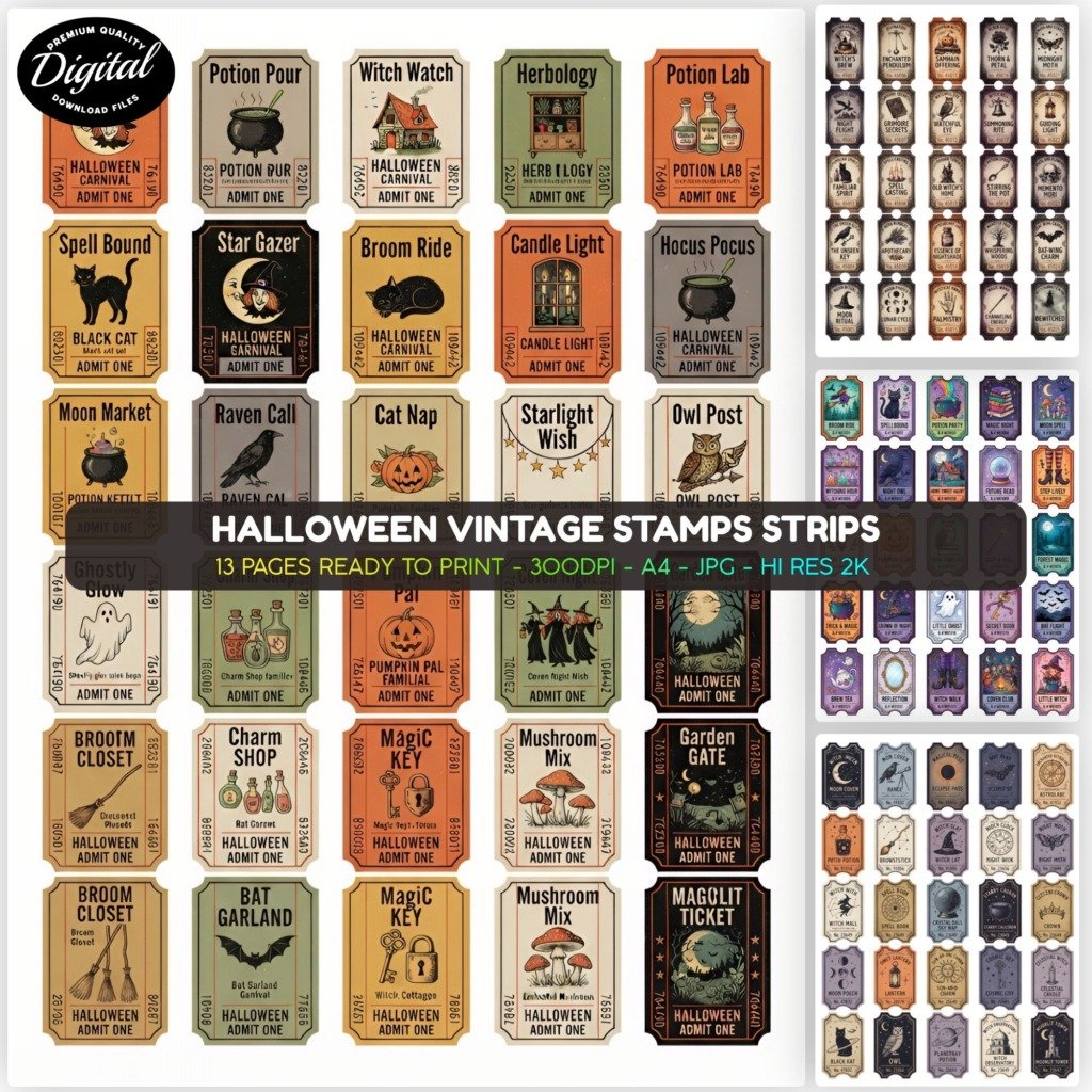 halloween vintage stamps (2)