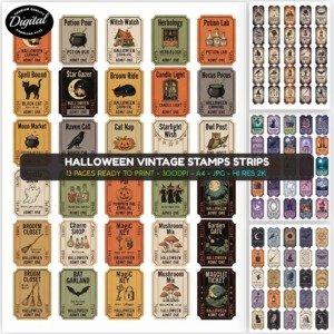 halloween vintage stamps (2)