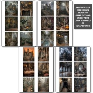 haunted mansion cards (4)