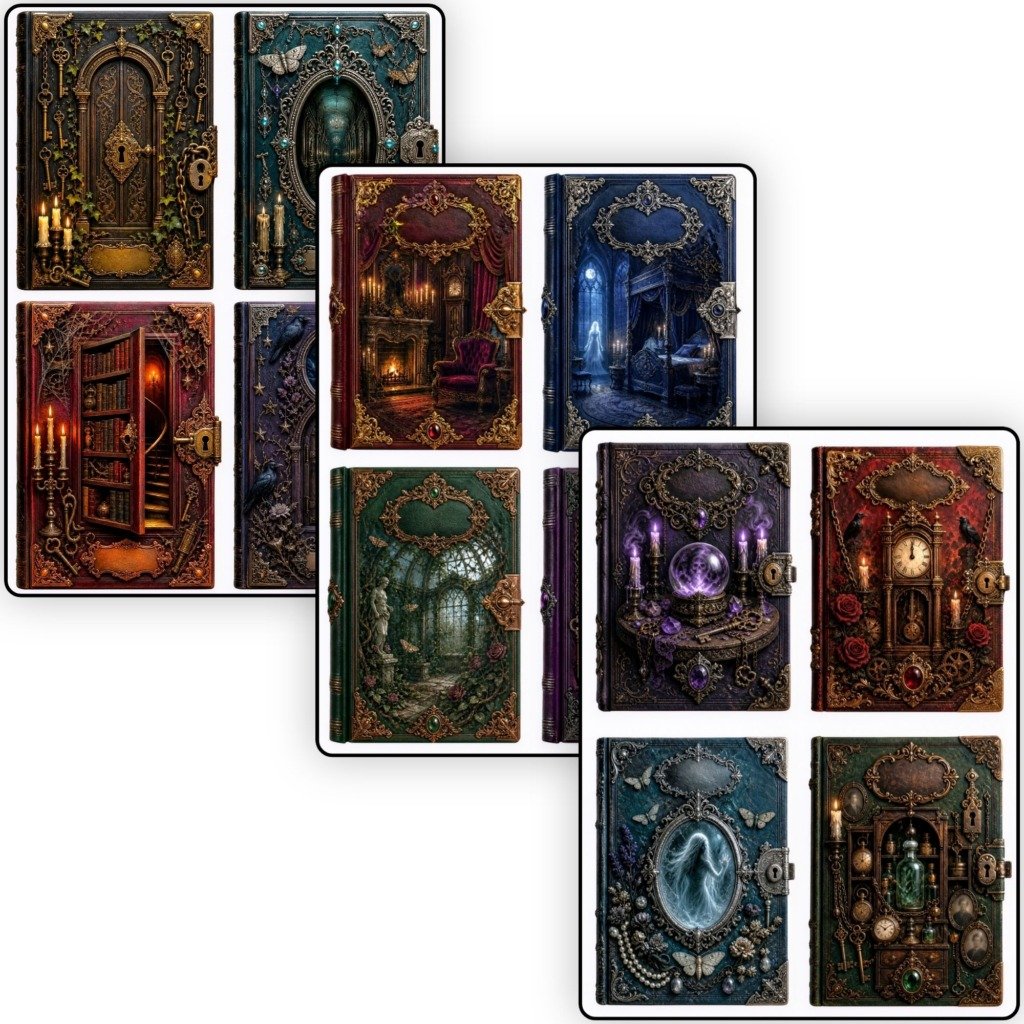 haunted masnion covers (1)