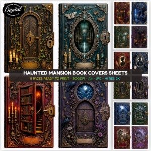 haunted masnion covers (2)