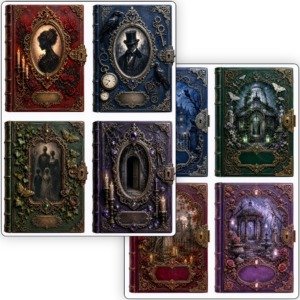 haunted masnion covers (4)