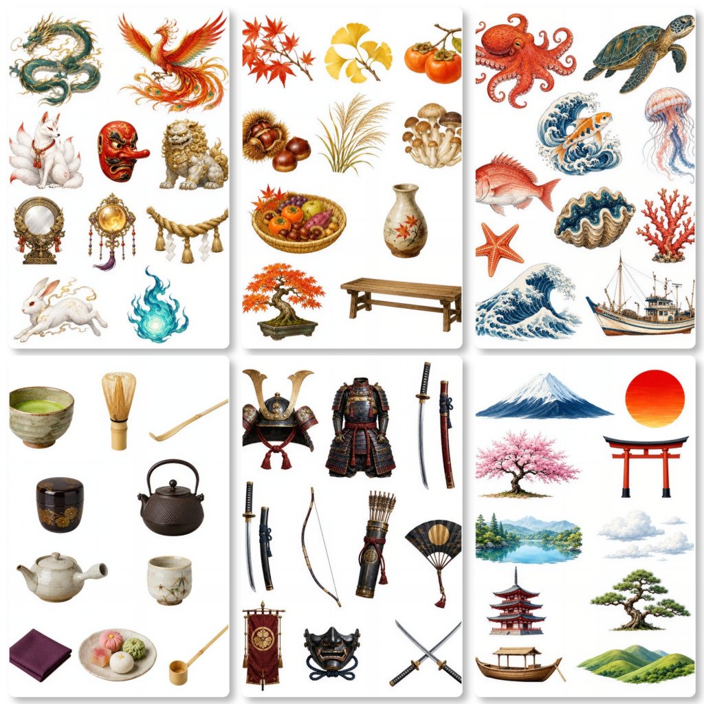 japanese fussy cuts (3)