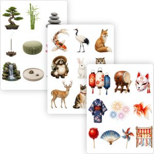 japanese fussy cuts (5)