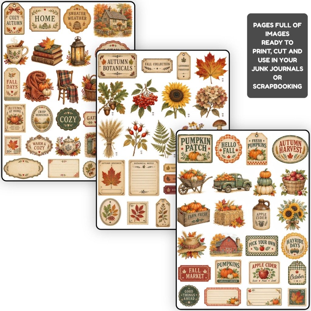 autumn ephemera sheets (3)