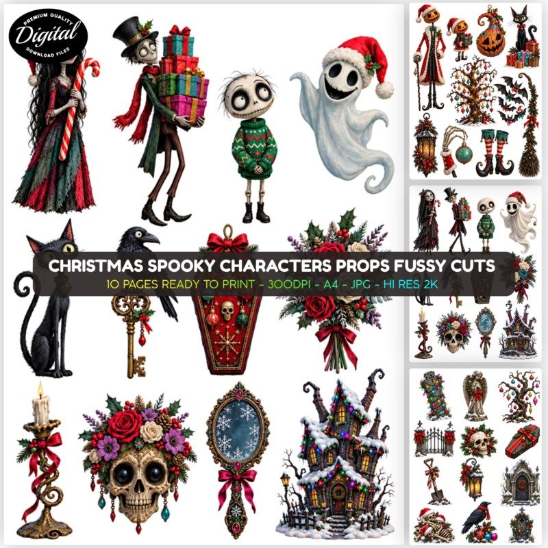 christmas spooky characters (2)