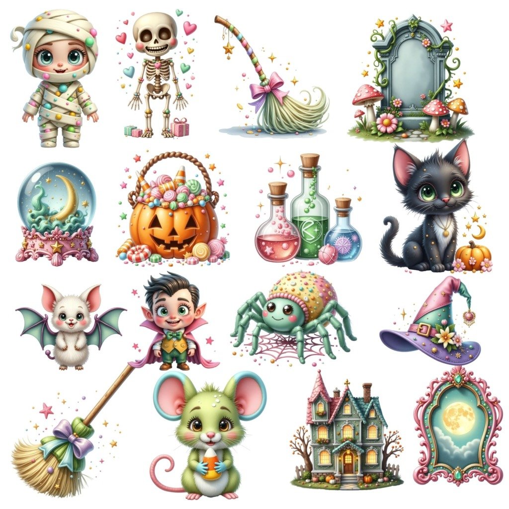 cute 3d halloween clipart (2)