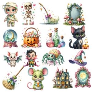 cute 3d halloween clipart (2)