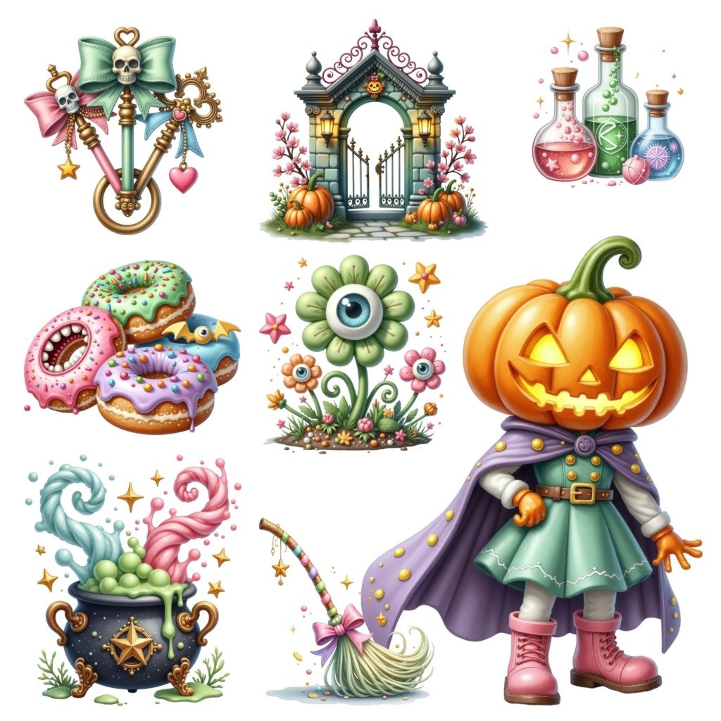 cute 3d halloween clipart (4)