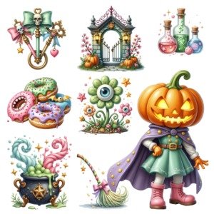 cute 3d halloween clipart (4)