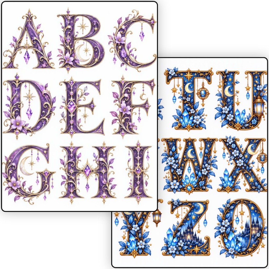 elegant alphabet (8)