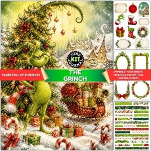 grinch junk journal (2)