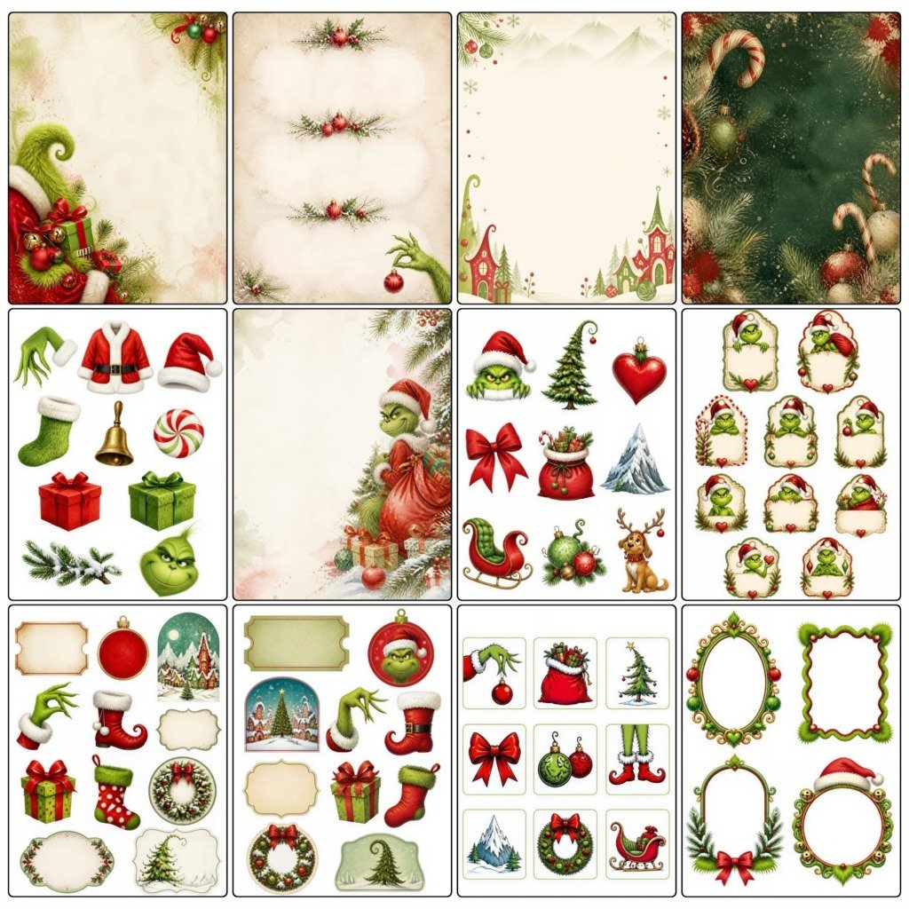 grinch junk journal (4)