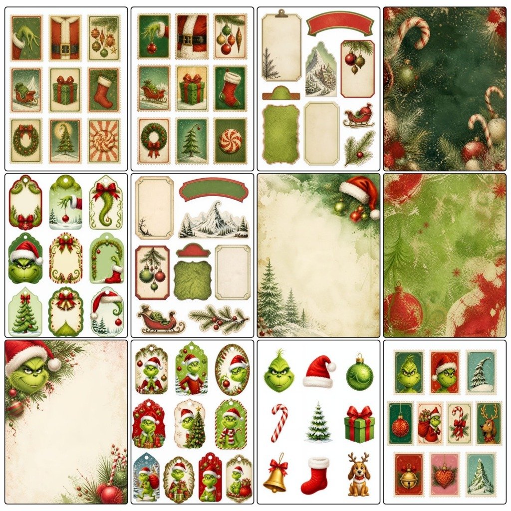 grinch junk journal (5)