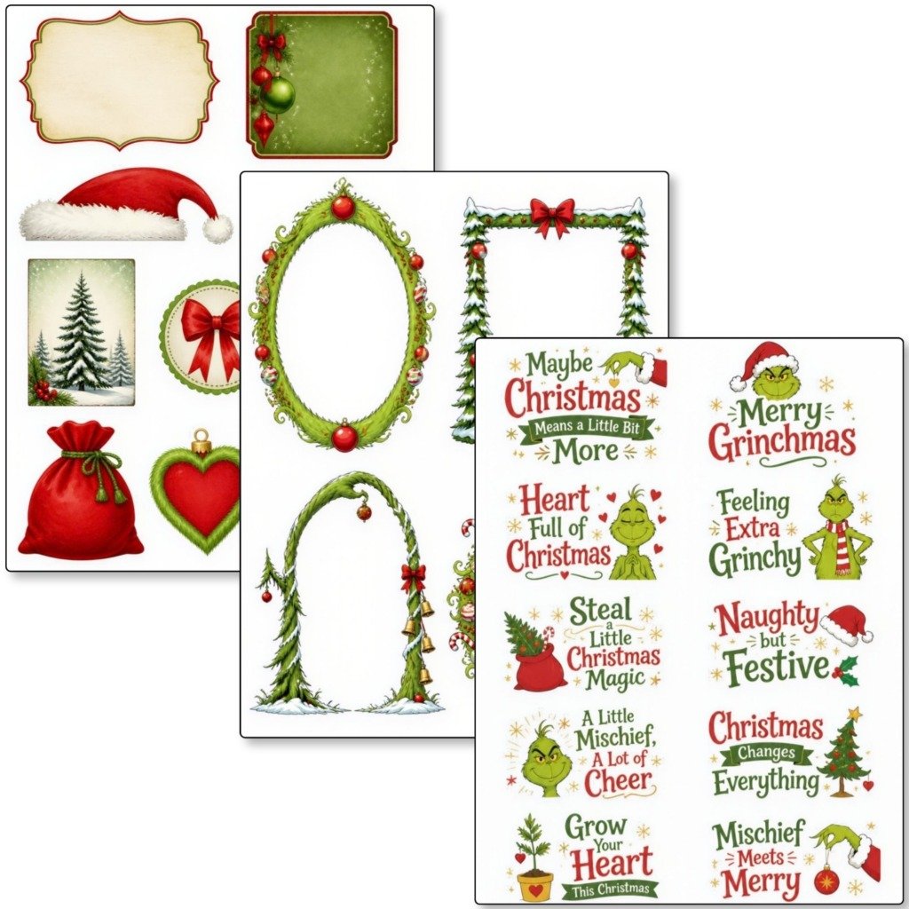 grinch junk journal (7)