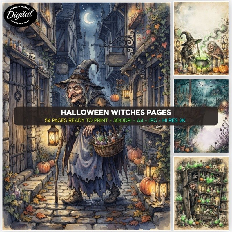 halloween witches pages (2)
