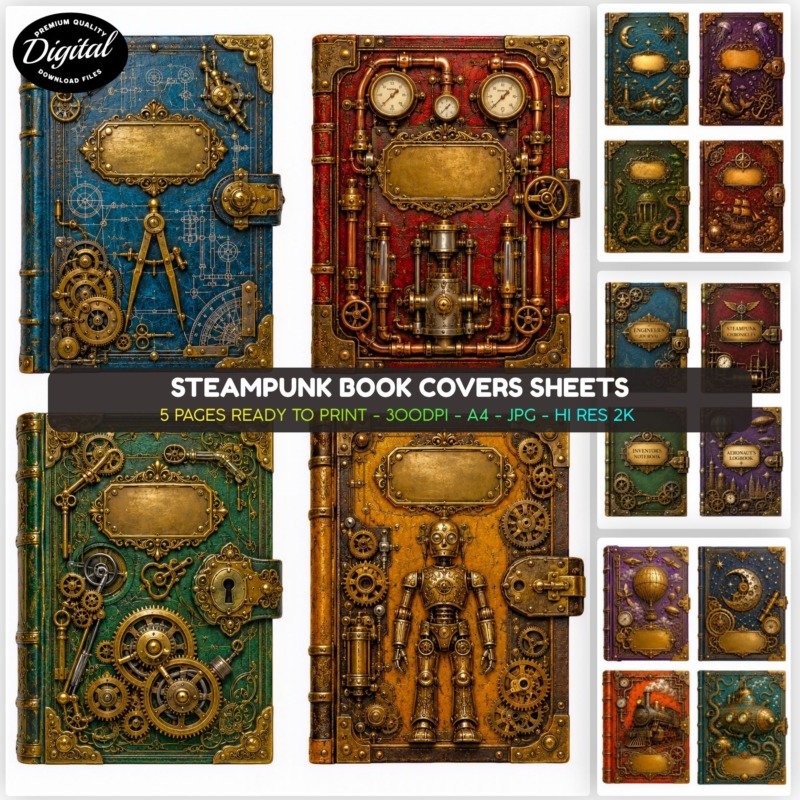 steampunk book covers (2)