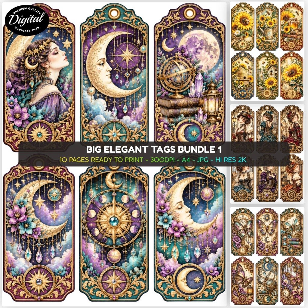 Big Elegant Tags Bundle 1 (2)