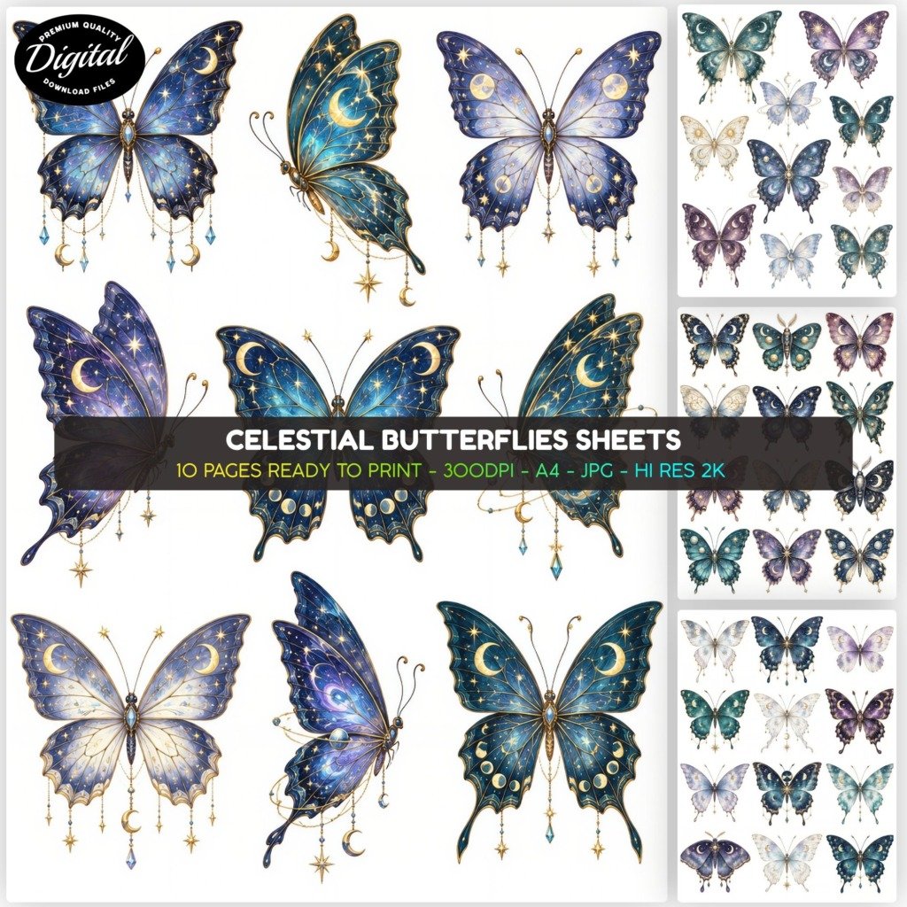 Celestial butterflies sheets (1)