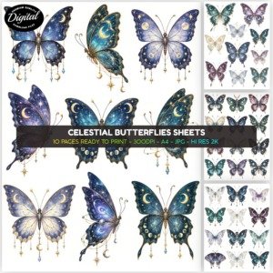 Celestial butterflies sheets (1)