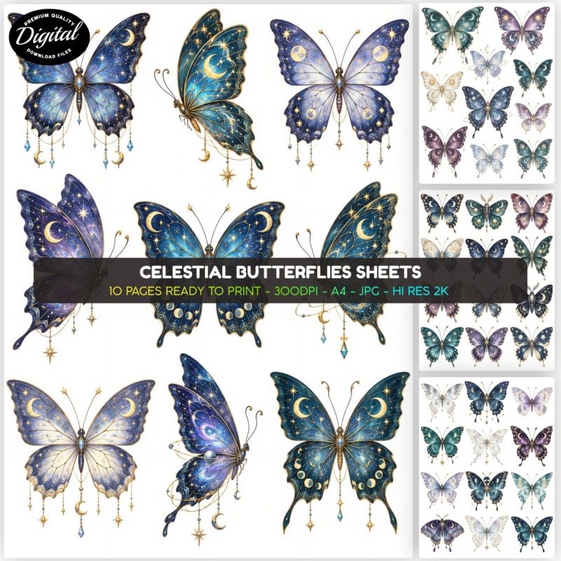 Celestial butterflies sheets (1)
